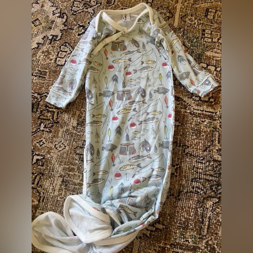 Copper Pearl Knotted Gown NB